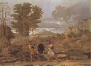 Poussin Apollo and Daphne (mk05) painting