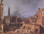Canaletto Campo San Vitale and Santa Maria (mk08) Spain oil painting reproduction