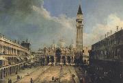 Canaletto Piazza S.Marco con la basilica di fronte (mk21) Spain oil painting artist