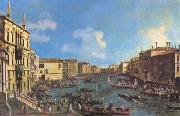 Canaletto Regatta on the Canale Grande (mk08) painting