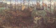 Anonymous The Embarkation of Henry VIII at Dover (mk25) painting