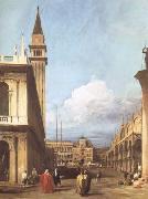 Canaletto The Piazzetta towards the Torre dell'Orologio (mk25) Spain oil painting artist