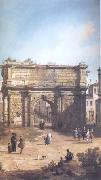 Canaletto Rome The Arch of Septimius Severus (mk25) Spain oil painting reproduction