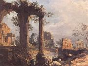 Canaletto A Caprice View with Ruins (mk25) Spain oil painting artist