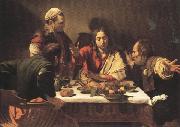 Caravaggio Supper at Emmans (mk33) Spain oil painting reproduction