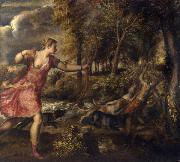 Titian The Death of Actaeon (mk25) Spain oil painting artist