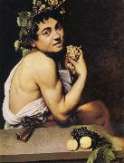Caravaggio The Young Bacchus Spain oil painting artist