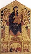 Cimabue Madonna and Child Enthroned with Angels and Prophets oil painting