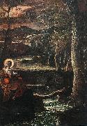 Tintoretto St Mary of Egypt oil painting artist