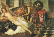 Tintoretto Vulcanus Takes Mars and Venus Unawares oil painting artist