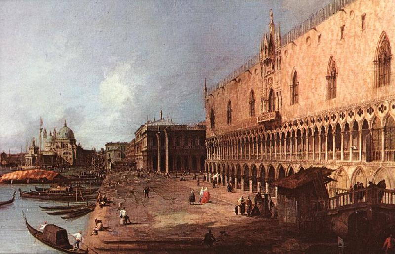 Canaletto Doge Palace d oil painting image