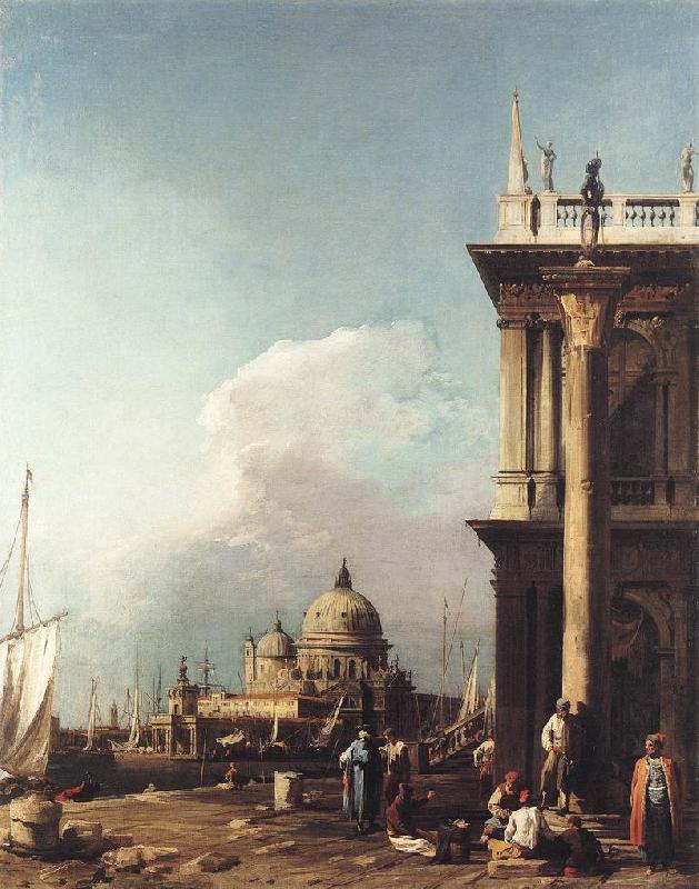 Canaletto Venice: The Piazzetta Looking South-west towards S. Maria della Salute sdfg oil painting picture