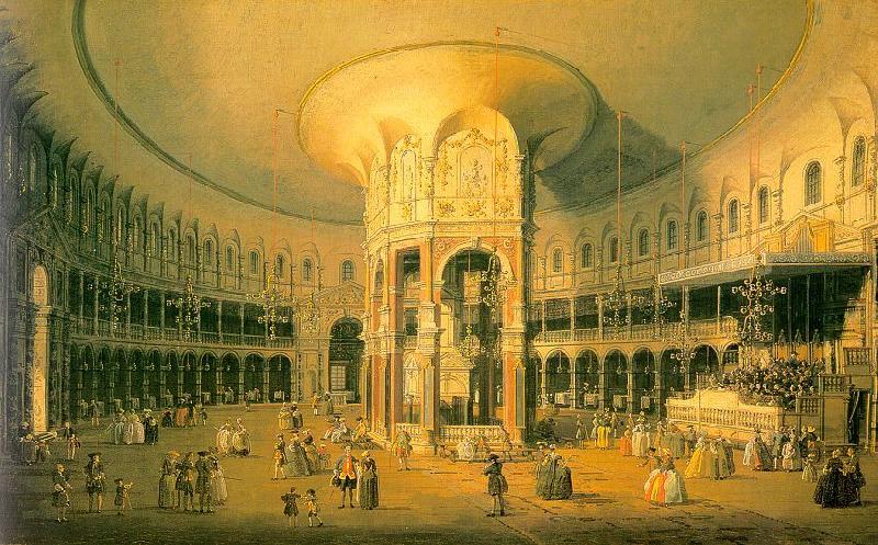 Canaletto Ranelagh, the Interior of the Rotunda oil painting image