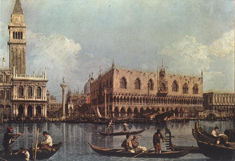 Canaletto View of the Bacino di San Marco (St Mark s Basin) oil painting picture