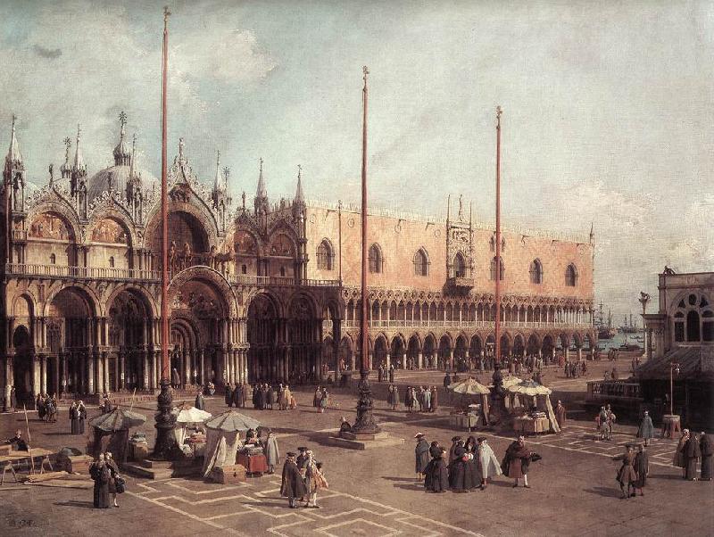 Canaletto Piazza San Marco: Looking South-East oil painting picture