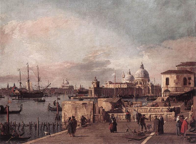 Canaletto Entrance to the Grand Canal: from the West End of the Molo  dd oil painting picture