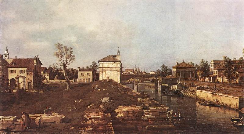 Canaletto The Brenta Canal at Padua dsf oil painting picture