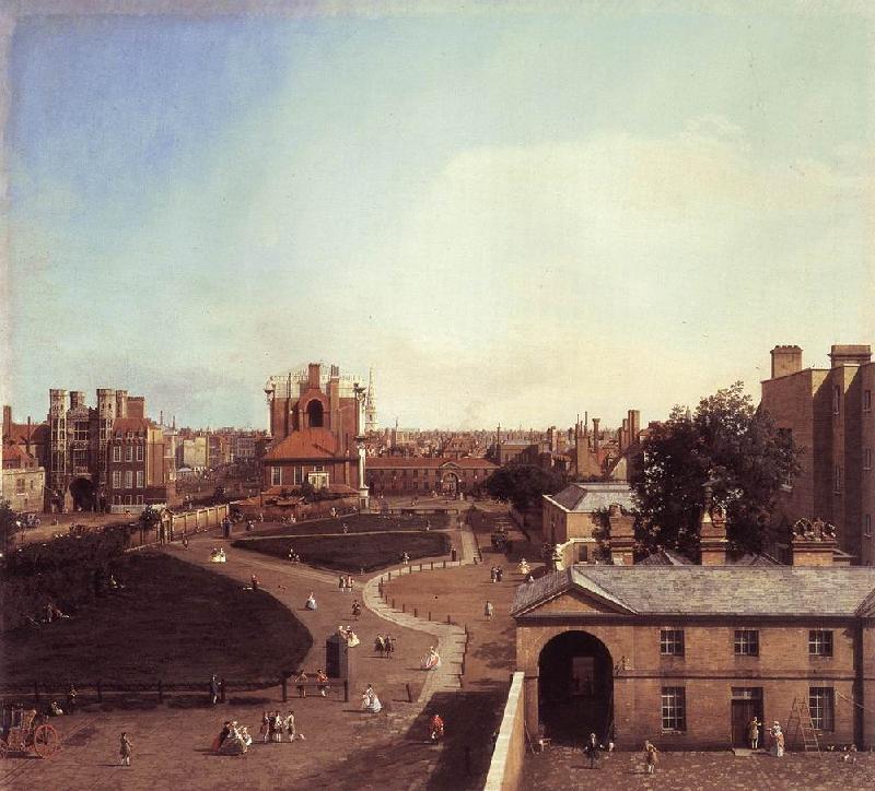 Canaletto London: Whitehall and the Privy Garden from Richmond House f oil painting picture