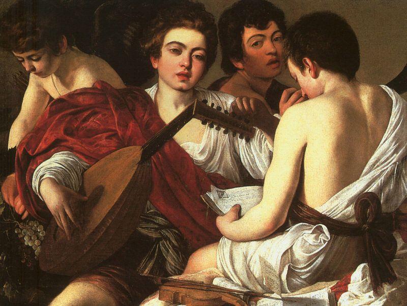 Caravaggio The Concert  The Musicians oil painting picture