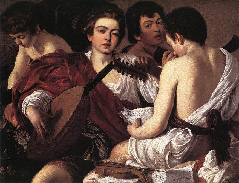 Caravaggio The Musicians f oil painting picture