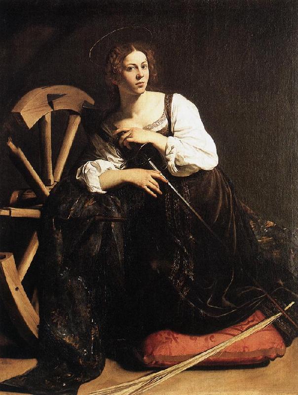 Caravaggio St Catherine of Alexandria fdf oil painting picture