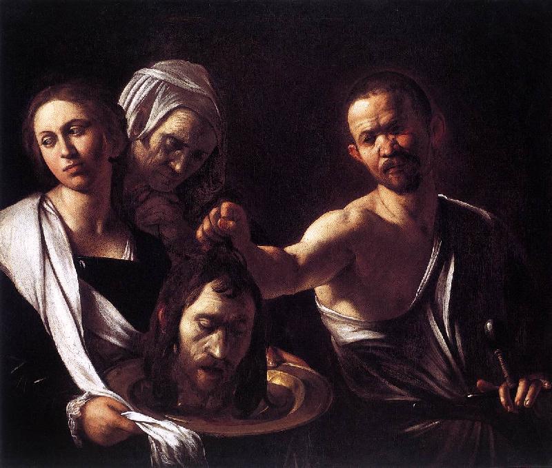 Caravaggio Salome with the Head of St John the Baptist fg oil painting image