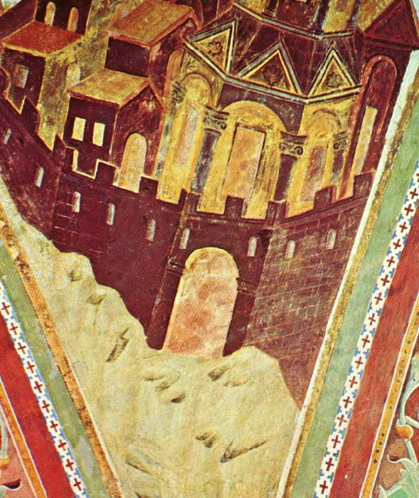 Cimabue St Luke (detail) gh oil painting picture