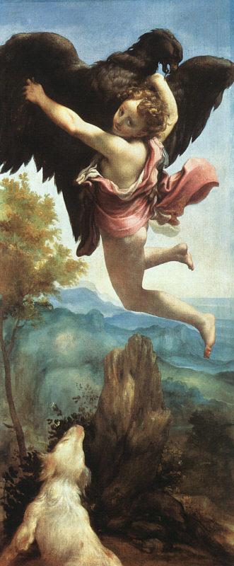 Correggio Ganymede oil painting picture