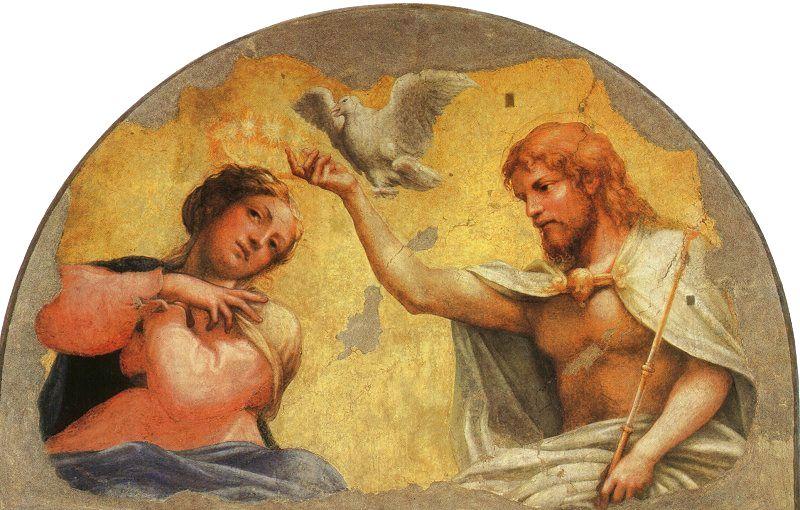 Correggio Coronation of the Virgin oil painting picture