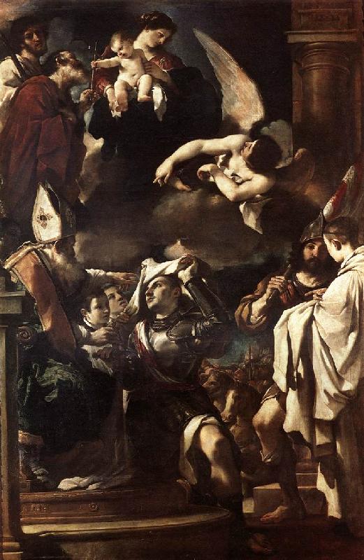 GUERCINO St William of Aquitaine Receiving the Cowln  ngb oil painting image