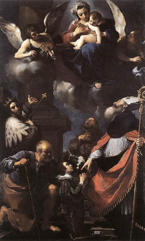GUERCINO A Donor Presented to the Virgin lkhi oil painting picture