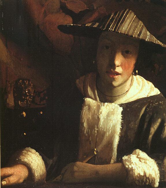 JanVermeer Woman Holding a Balance oil painting picture