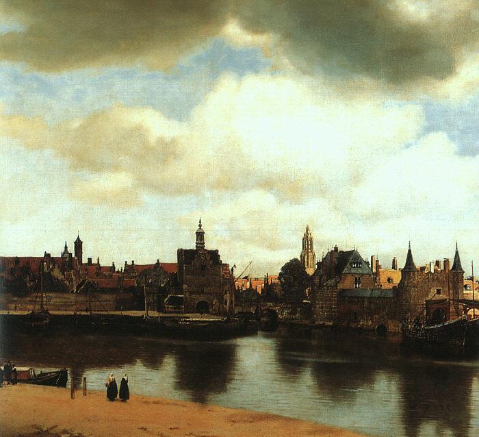 JanVermeer View of Delft oil painting picture