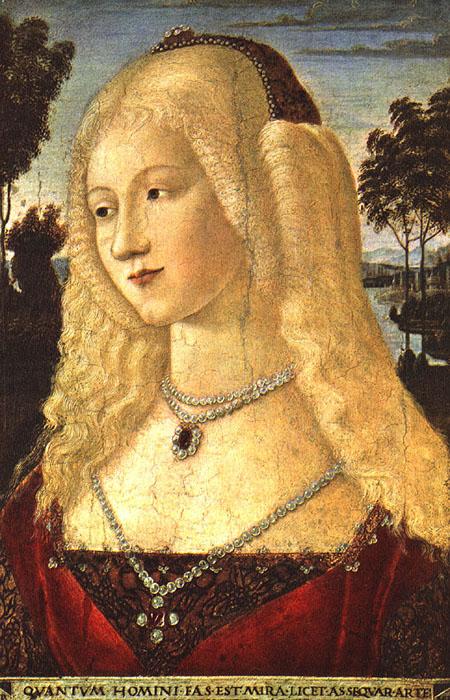 Neroccio Portrait of a Lady 2 oil painting image