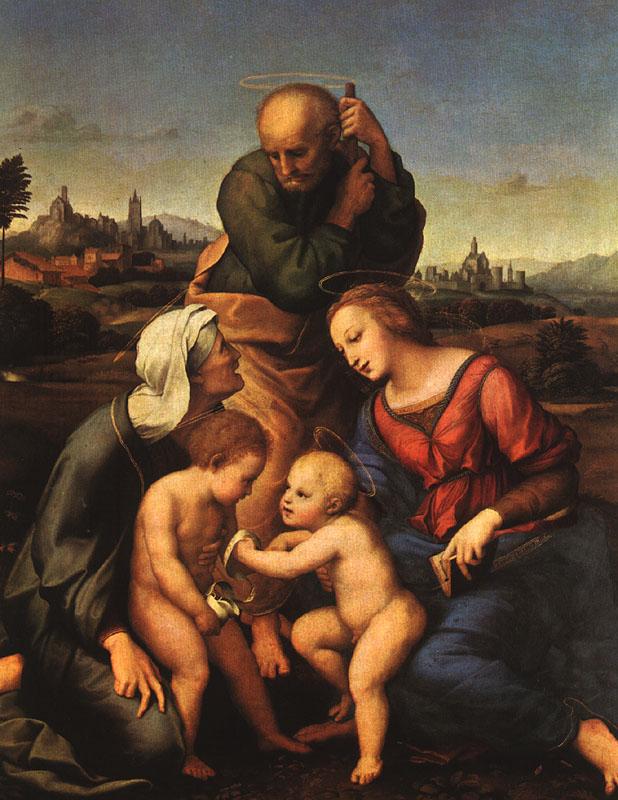 Raphael The Canigiani Holy Family oil painting image
