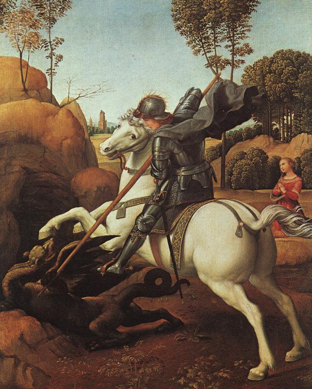 Raphael St.George and the Dragon oil painting image