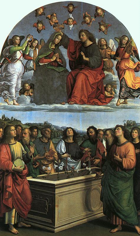 Raphael Coronation of the Virgin oil painting image