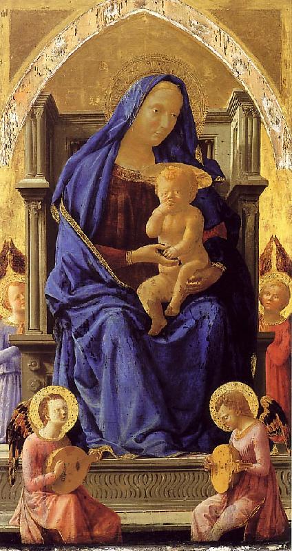 MASACCIO The Virgin and Child oil painting image