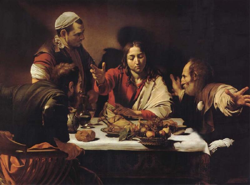 Caravaggio The Supper at Emmaus oil painting picture