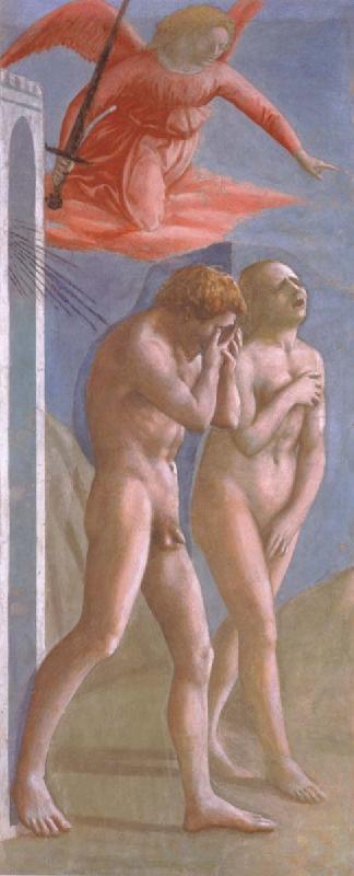 MASACCIO The Expulsion of Adam and Eve From the Garden oil painting picture