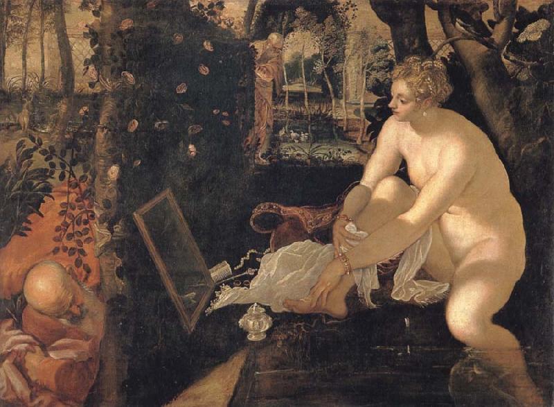 Tintoretto Susanna and the elders oil painting image