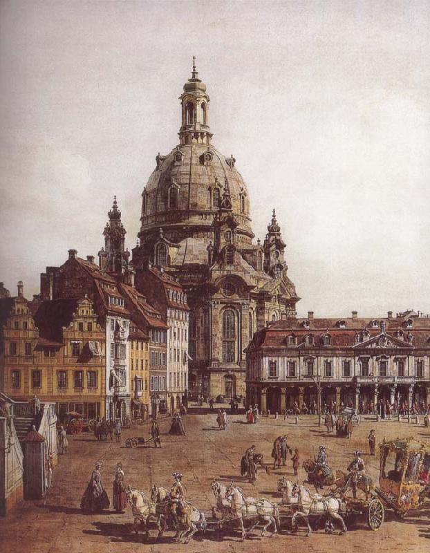 Canaletto View from the Right Bank of the Elbe oil painting image