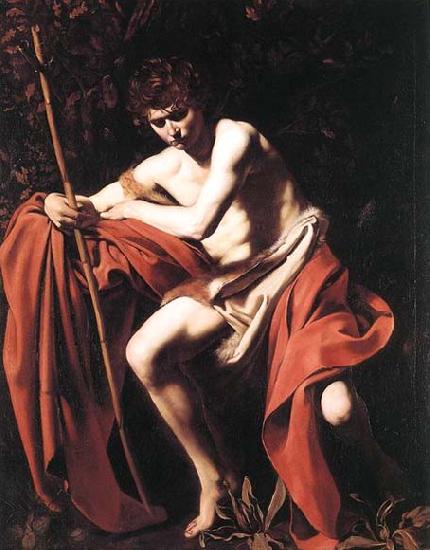 Caravaggio St. John the Baptist oil painting picture