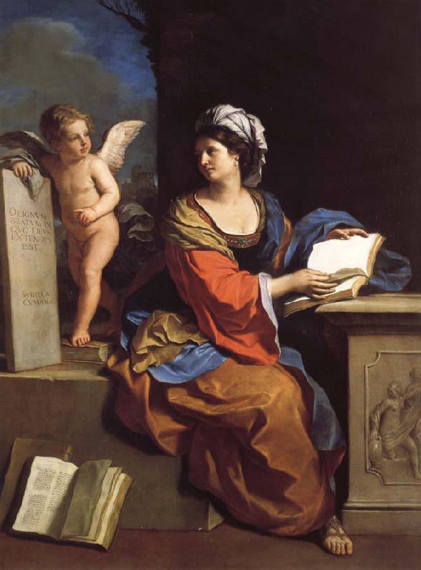 GUERCINO The Cumaean Sibyl with a Putto oil painting image