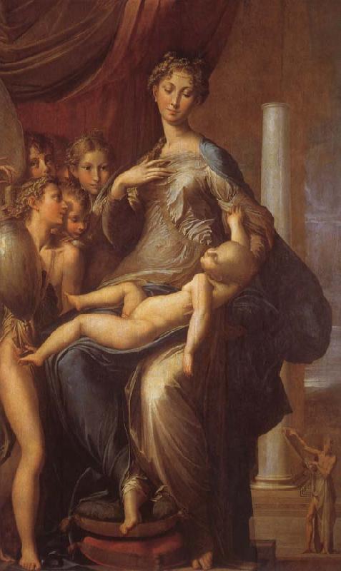 PARMIGIANINO Madonna with the long neck oil painting image