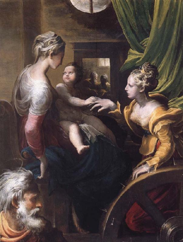 PARMIGIANINO The Mystic Marriage of Saint Catherine oil painting image