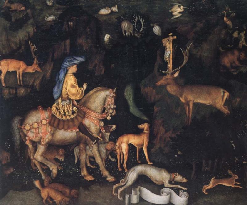 PISANELLO The Vision of Saint Eustace oil painting image