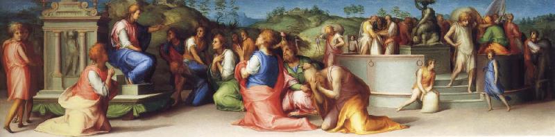 Pontormo Joseph-s Brothers Beg for Help oil painting image