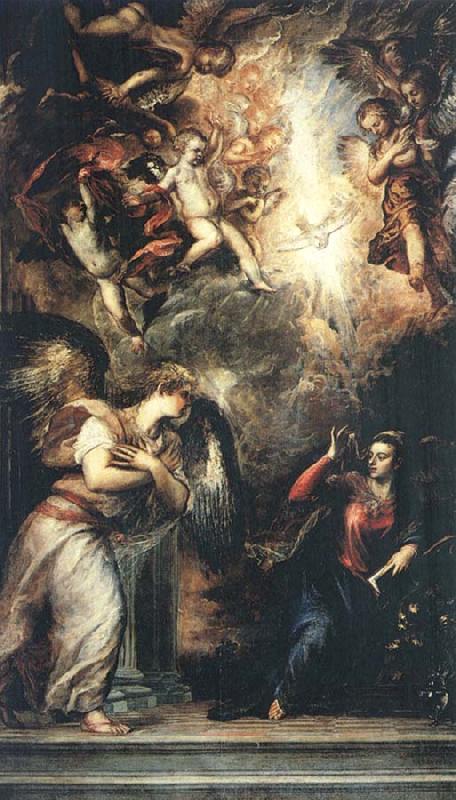 Titian Annunciation oil painting image