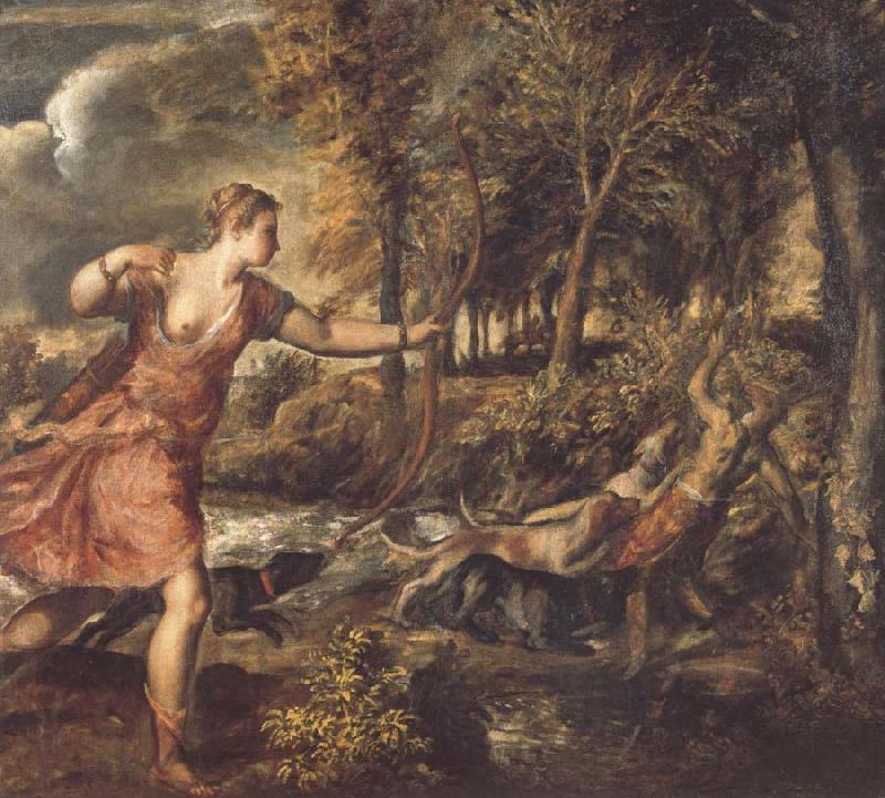 Titian The Death of Actaeon oil painting image